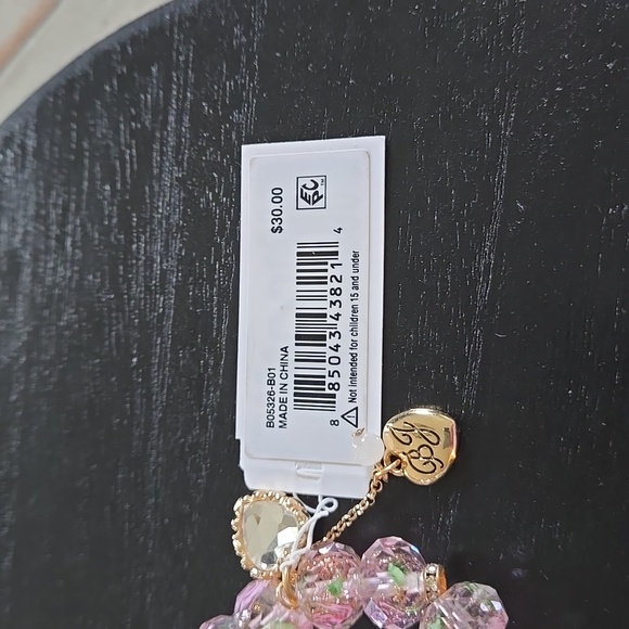Betsey Johnson Pink and Gold Bracelet - Picture 4 of 8